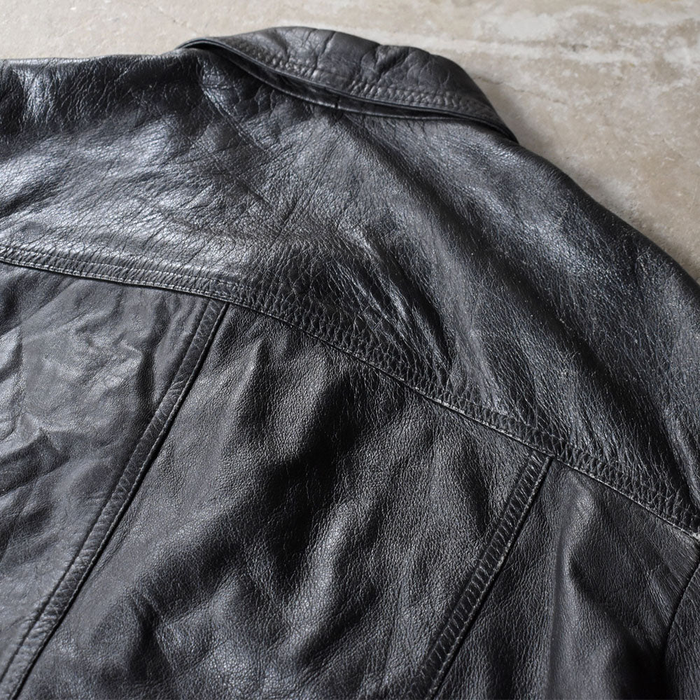 80’s EURO トラッカータイプ レザージャケット 251028H