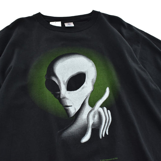 90's FASHION VICTIM エイリアン グラフィック Tシャツ 260522H