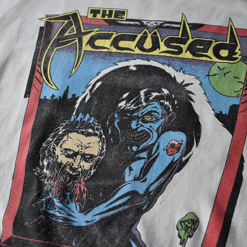 90's The Accüsed “Grinning Like An Undertaker” ロック Tシャツ 250708H