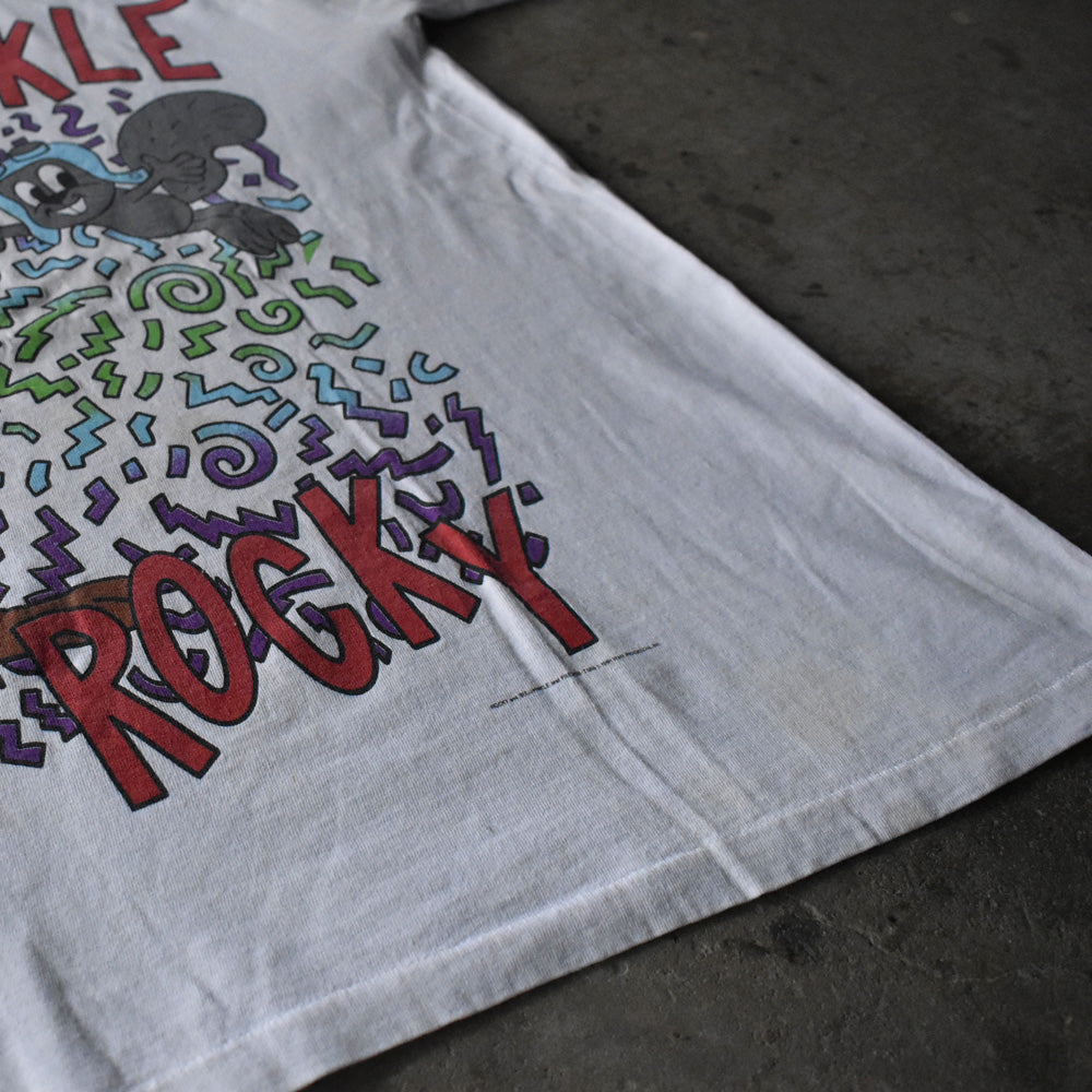 90's “The Adventures of Rocky and Bullwinkle and Friends” キャラ Tシャツ USA製 240626