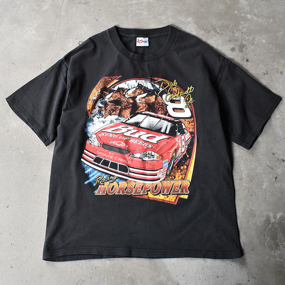 Y2K CHASE AUTHENTICS “Dale Earnhardt Jr. #8” レーシング Tシャツ 