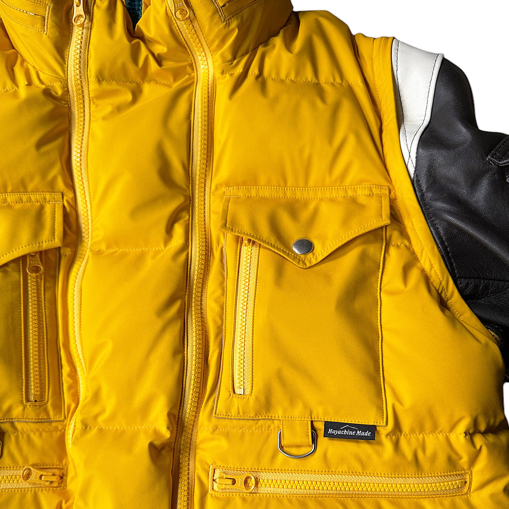 blackmeans×Hayachine Made 2Way リバーシブル レザー×ダウン マウンテンジャケット 945-79TJ400-1 250102H/250128H