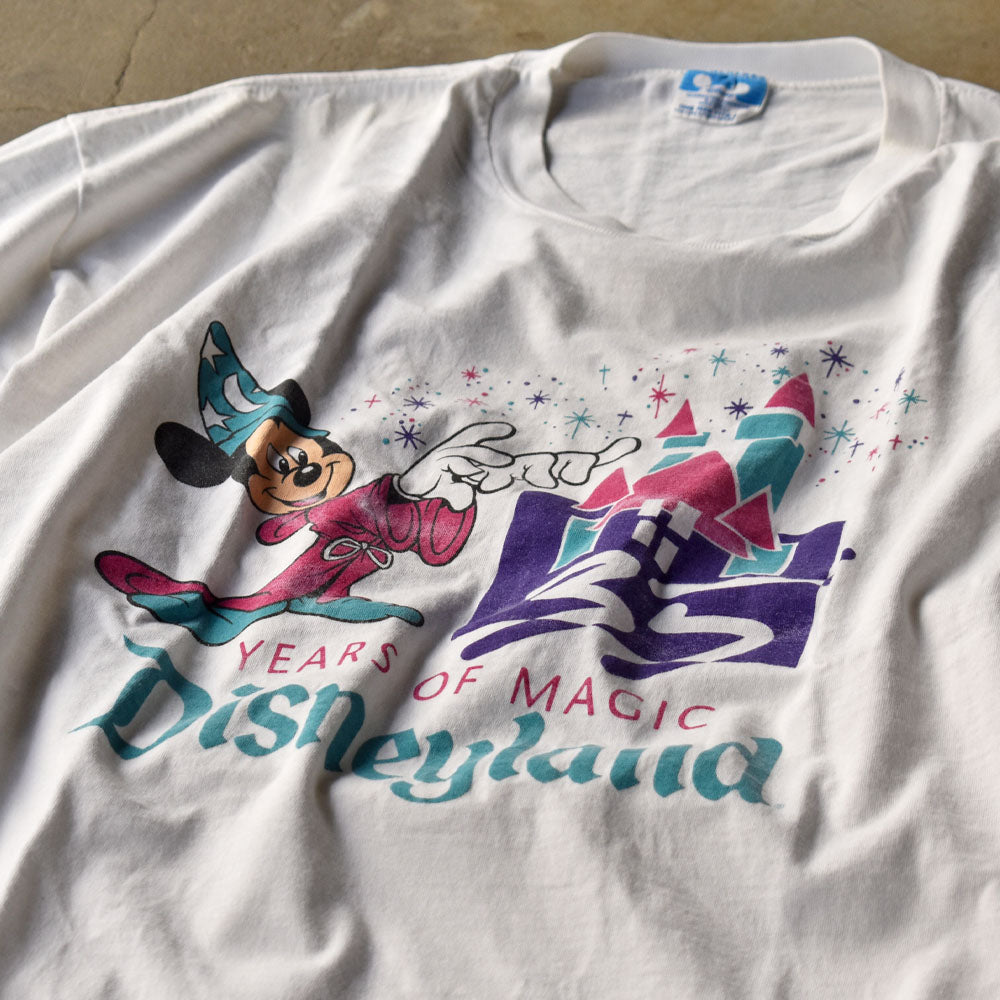 90’s Disney/ディズニー “35 years of magic Disneyland” Tシャツ USA製 230822