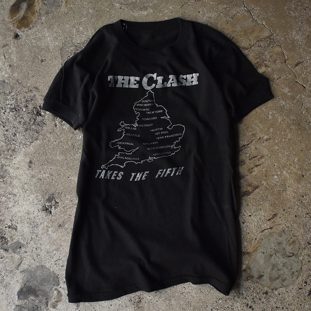 70's The CLASH/ザ・クラッシュ "TAKES THE FIFTH" Tour Tee 230709H
