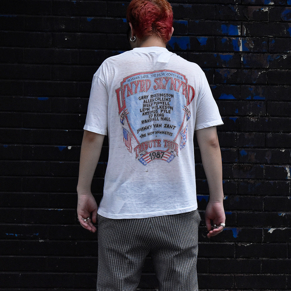 80's Lynyrd Skynyrd “Tribute” Tour ロック Tシャツ 250901H