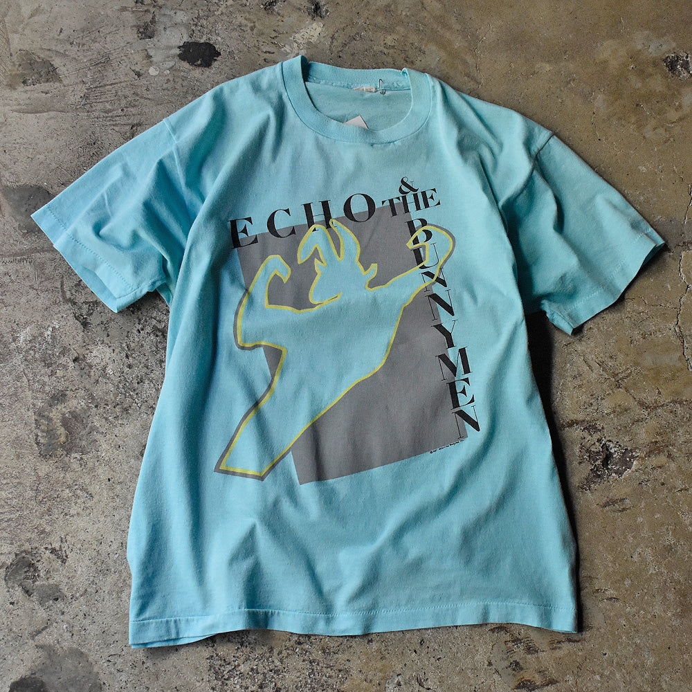 80's Echo&The Bunnymen “Tour '87” Tシャツ ミント！ 240108H