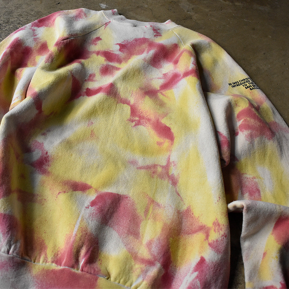 90’s “Mamboo Brand Condoms” タイダイ ジョーク スウェット USA製 231201H