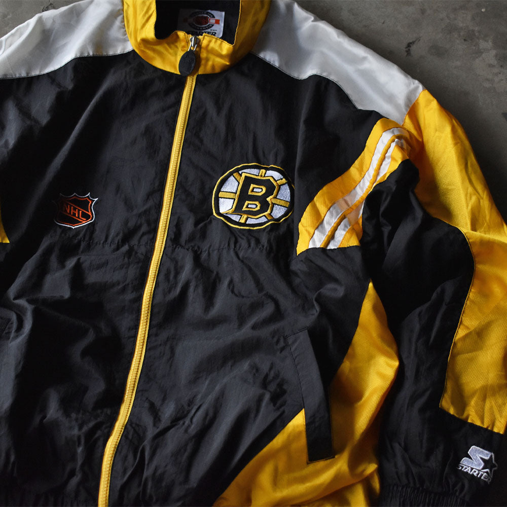 90’s STARTER “NHL Boston Bruins” ナイロンジャケット 240422