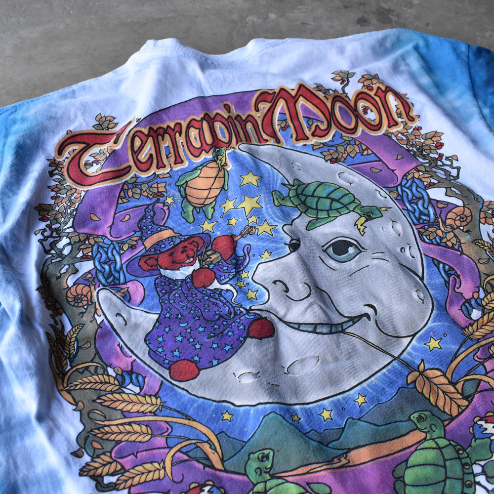 Y2K LIQUID BLUE Grateful Dead デッドベア! タイダイTシャツ 240819