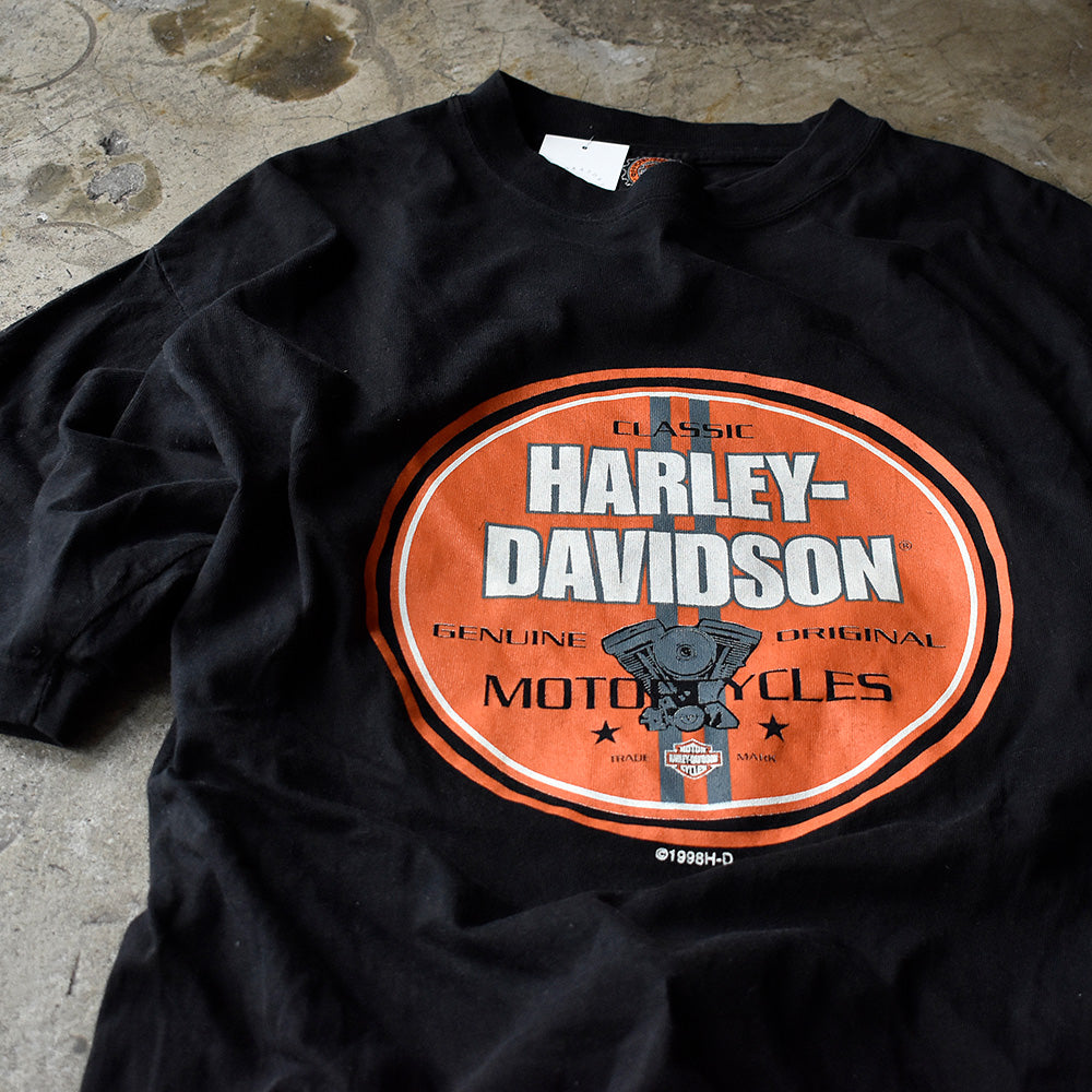 90's Harley Davidson サークルロゴ Tシャツ 240812H