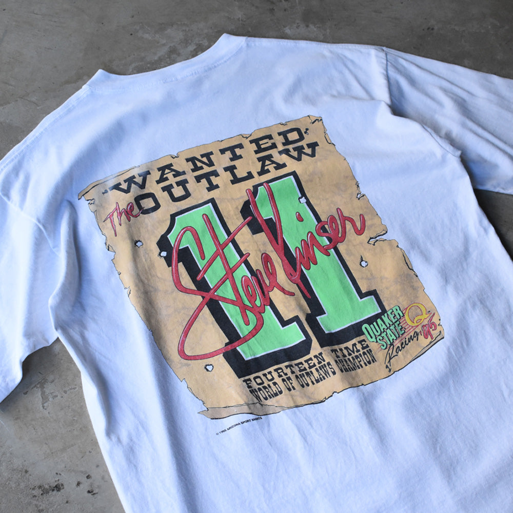 90’s Steve Kinser “Sprint Car Legend” レーシング Tシャツ USA製 250801
