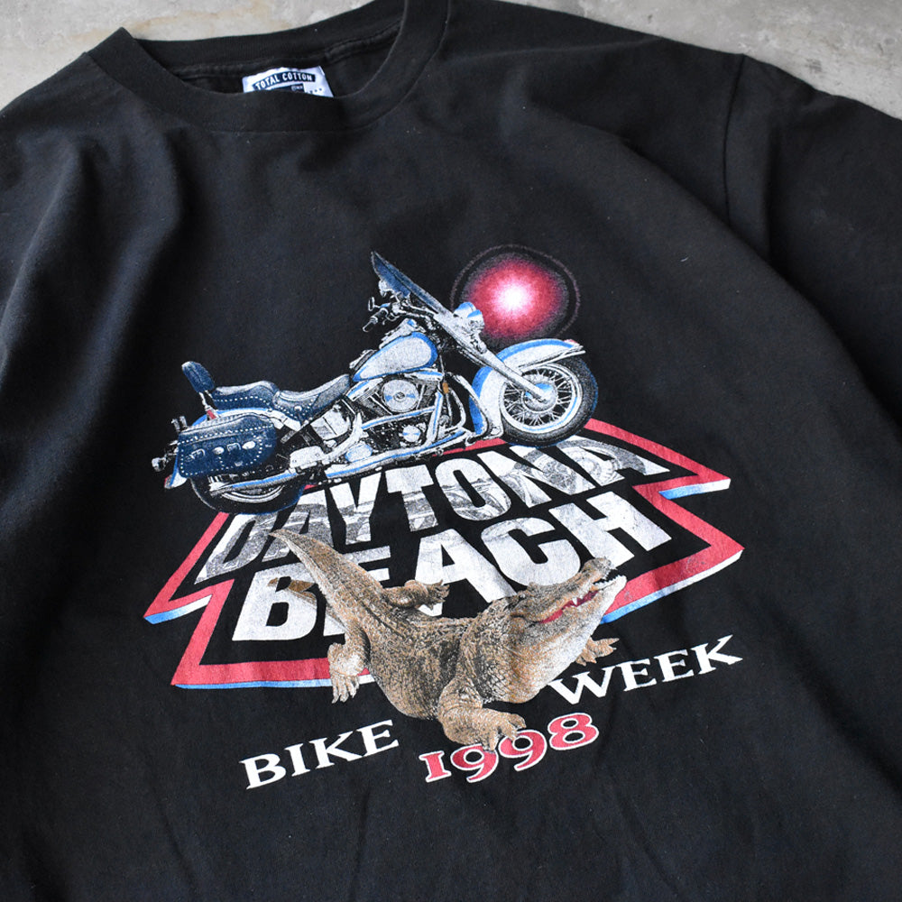 90’s ”Bike Week 1998” 両面プリント バイク Tシャツ USA製 240916