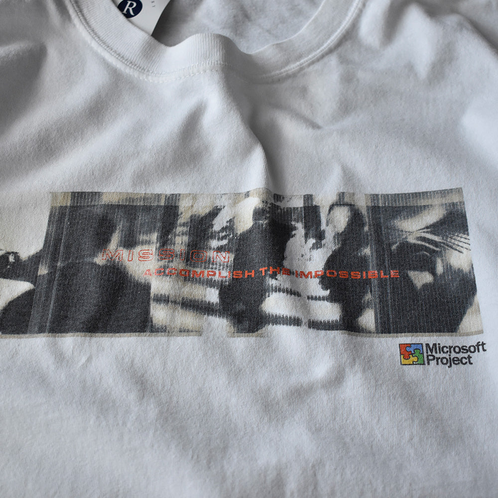 Y2K Microsoft “Microsoft Project” Tシャツ 240913H