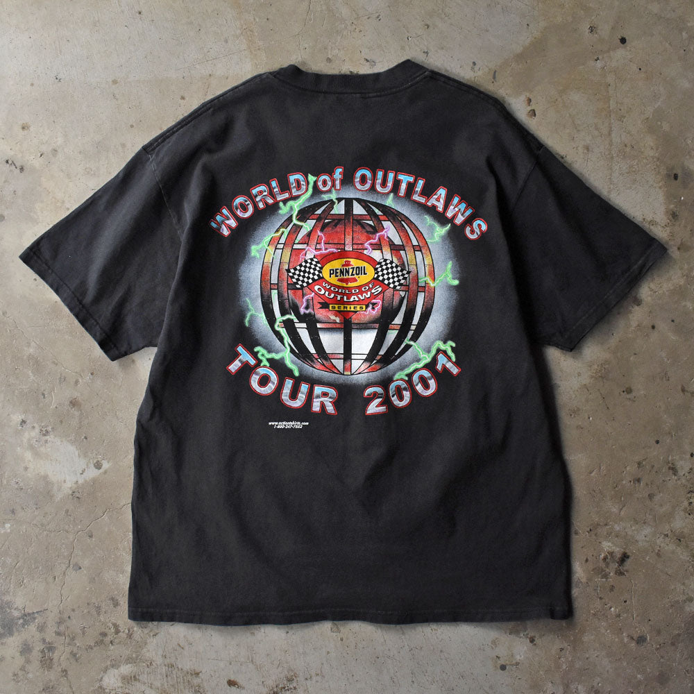 Y2K “WORLD OF OUTLAWS” レーシングTシャツ 250609