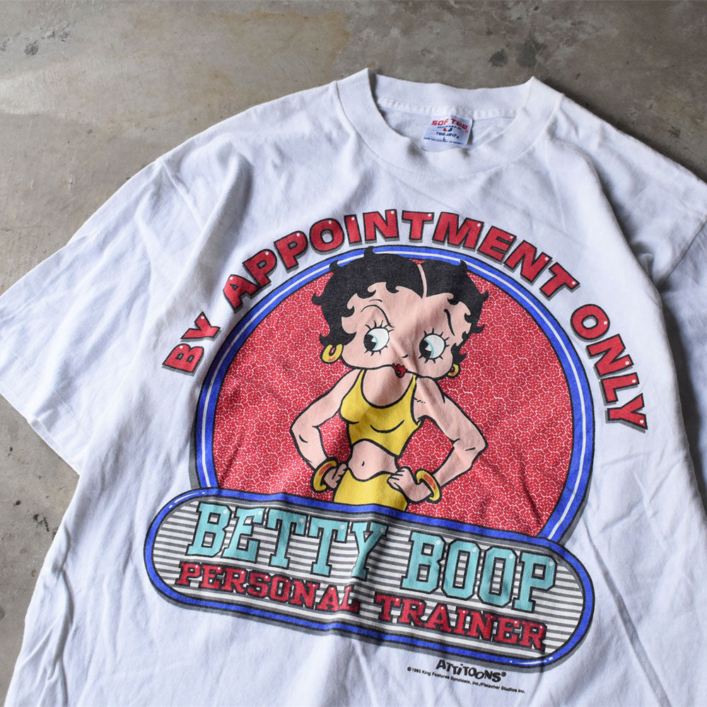 90’s Betty Boop “Personal Trainer” キャラクター Tシャツ 250919H