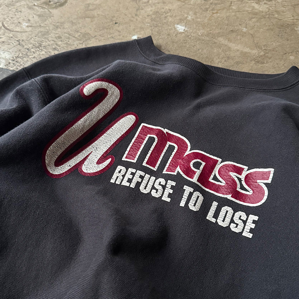 90's Champion “UMASS” リバースウィーブ スウェット USA製 240223H