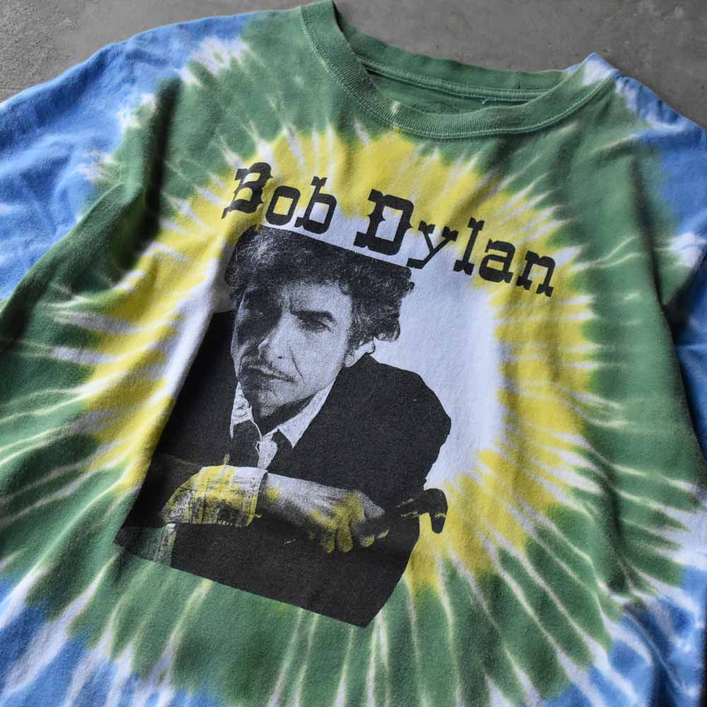 Bob Dylan “THE BOB DYLAN SHOW JOHN MELLENCAMP WILLIE NELSON” タイダイ Tシャツ 240926