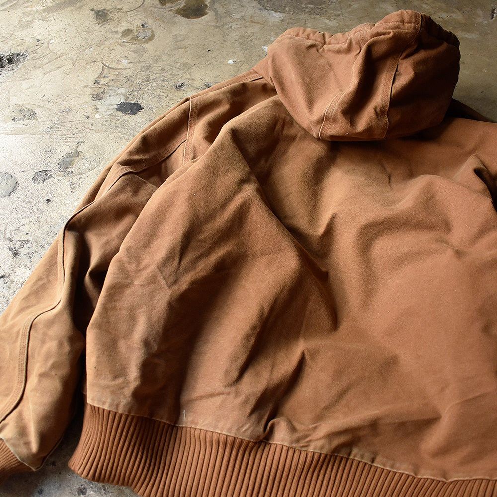 Y2K Carhartt 刺繍 アクティブパーカー キルティングライナー 240216H