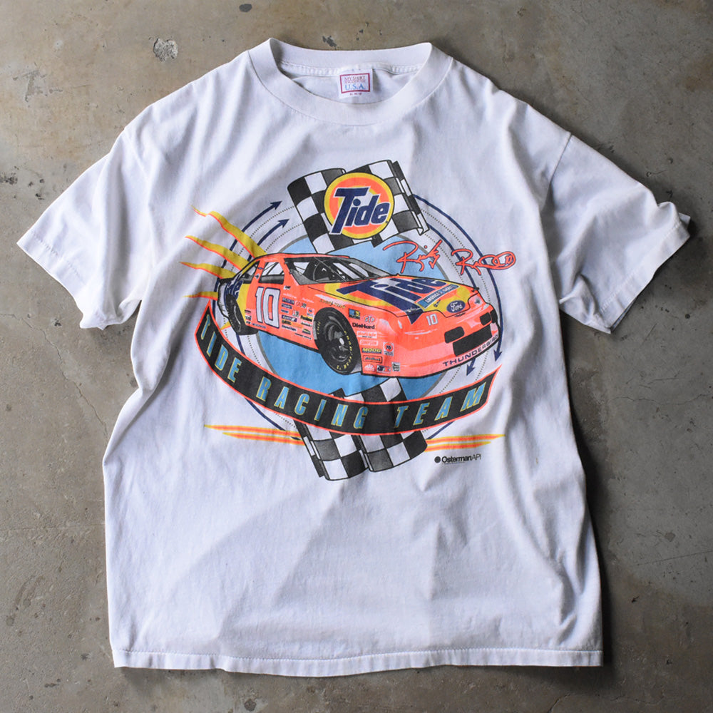 90's “Ricky Rudd #10” TIDE RACING TEAM レーシング Tシャツ USA製 250428