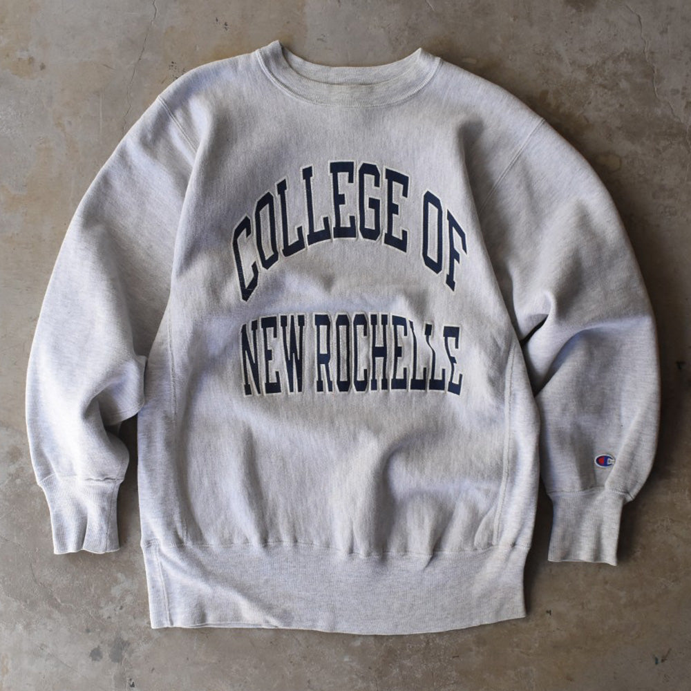 90’s Champion RW “COLLEGE OF NEW ROCHELLE” リバースウィーブ スウェット 251226H