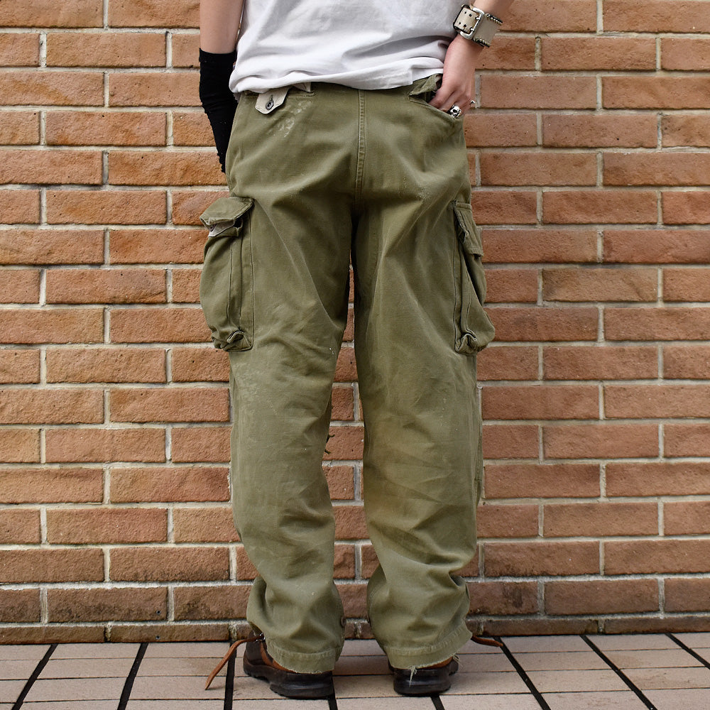 40's~ ダメージ! French Army M-47 フィールドパンツ 前期型 231209H