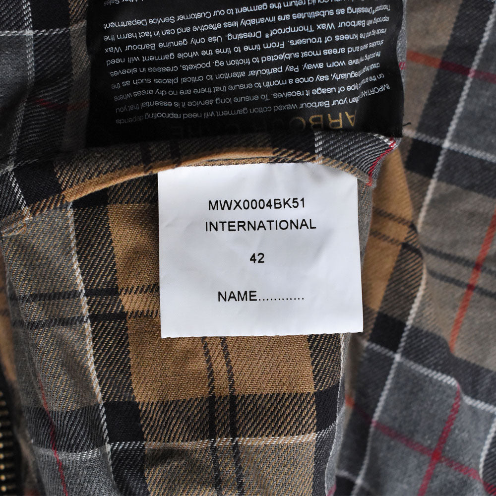 Barbour “INTERNATIONAL” オイルドコットン ジャケット イングランド製  251028H