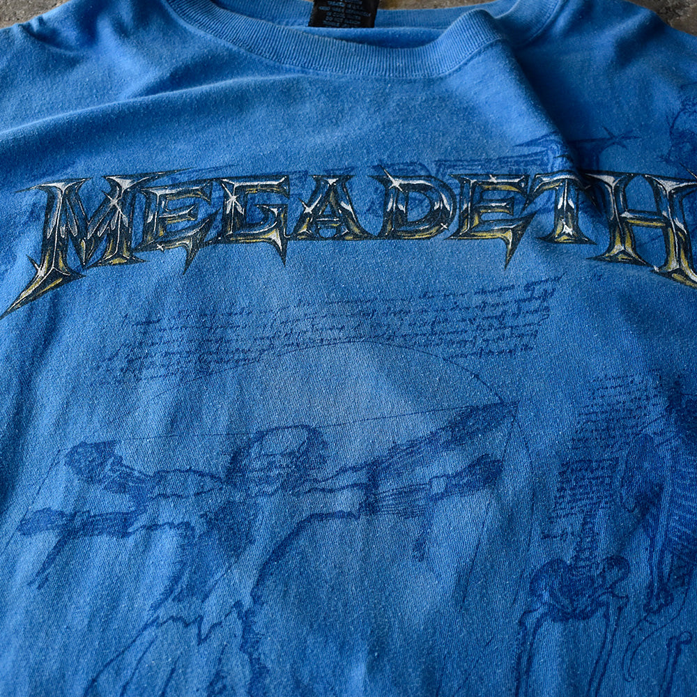 90's AOP！ MEGADETH “ANATOMY OF VIC” Tシャツ 240416H