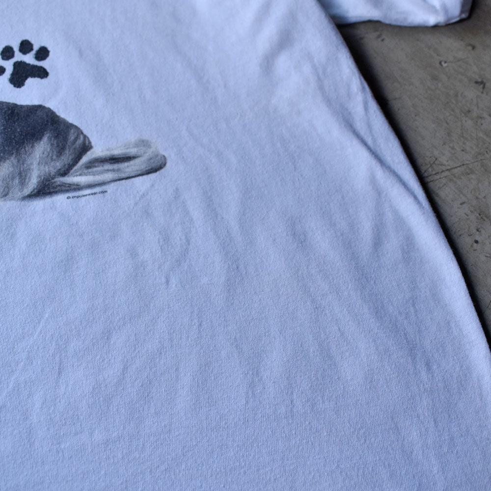 90’s “Shih Tzu” DOG アニマルプリント Tシャツ 240605