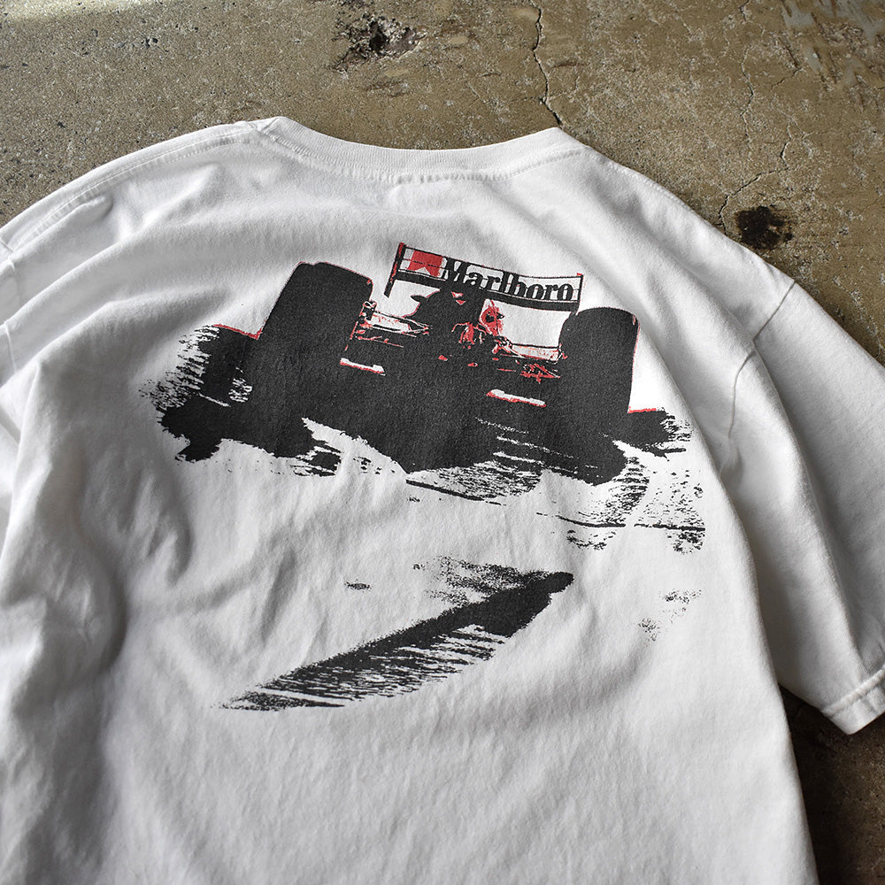 90's~ “Marlboro“ Racing! ポケットTシャツ USA製 250411H