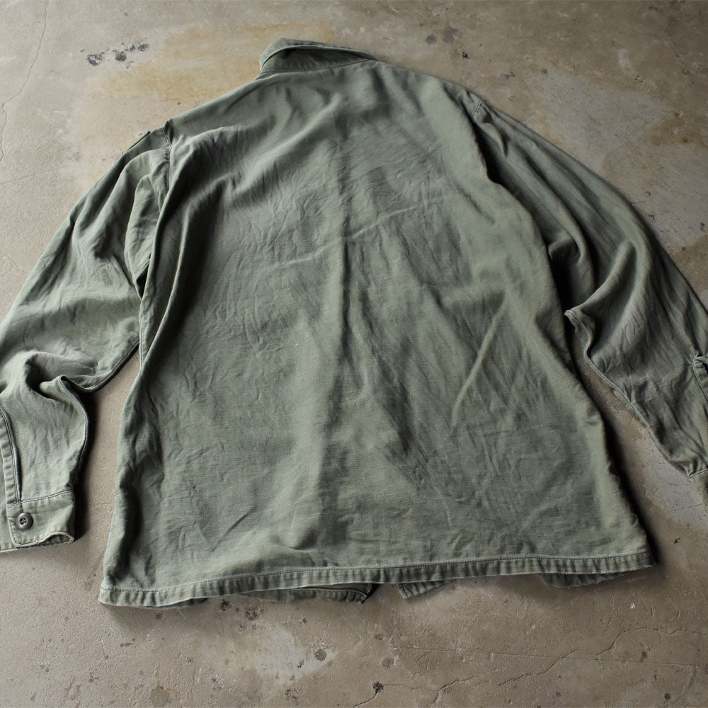 70’s~ U.S.ARMY 雰囲気良し ミリタリー ユーティリティシャツ 240701