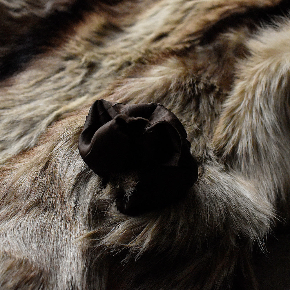 80's M.Julien Real fur フード付きジャケット 231212H