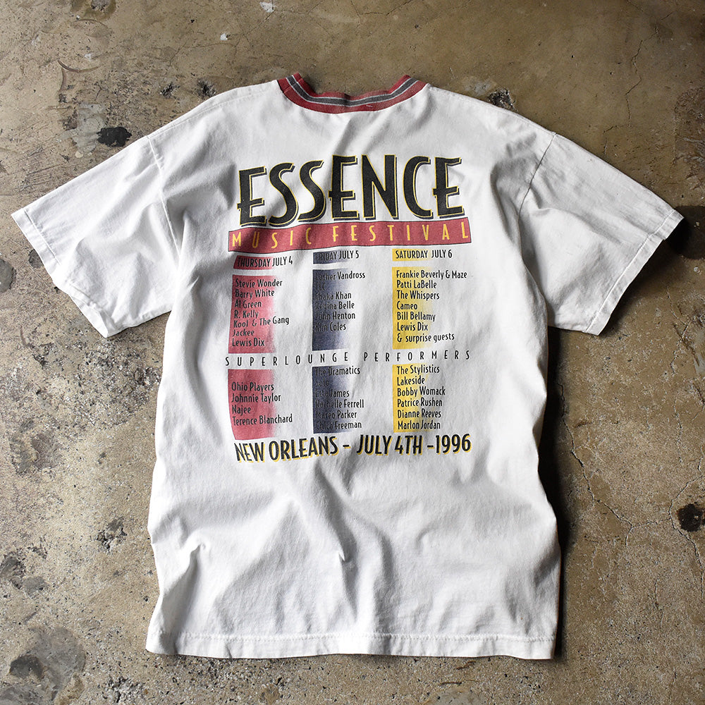 90's “Essence Music Festival 1996” Tシャツ 240229H