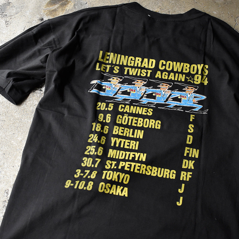 90's デッドストック! Leningrad Cowboys “Let's Twist Again 1994” Tour Tシャツ 250429H