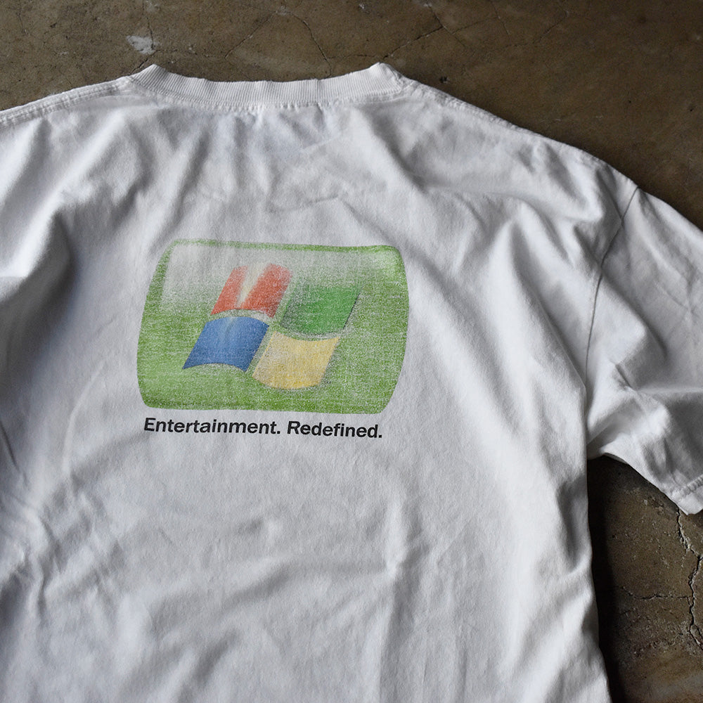 00s ビンテージ Tシャツ windows XP マイクロソフト 企業 プロモ 00s Microsoft Windows2000 Promo Tee | noverlap