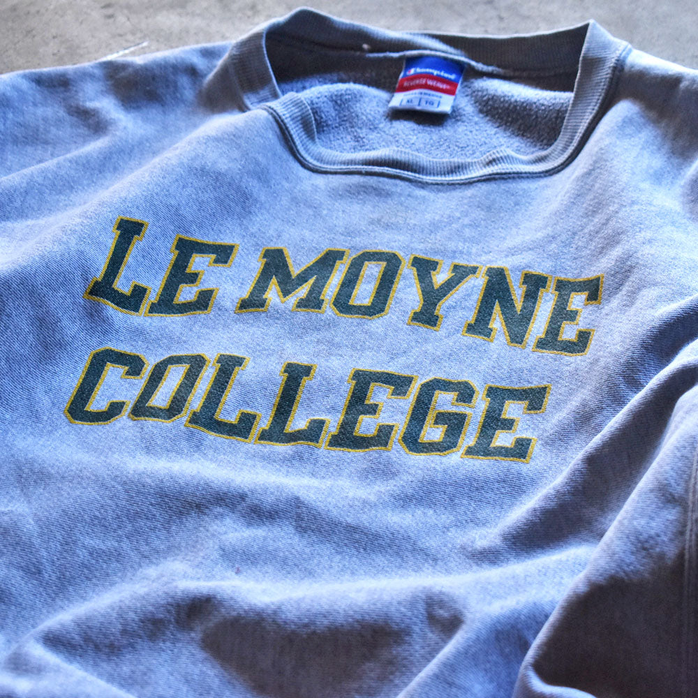 Y2K Champion “LE MOYNE COLLEGE” RWスウェット USA製 240313