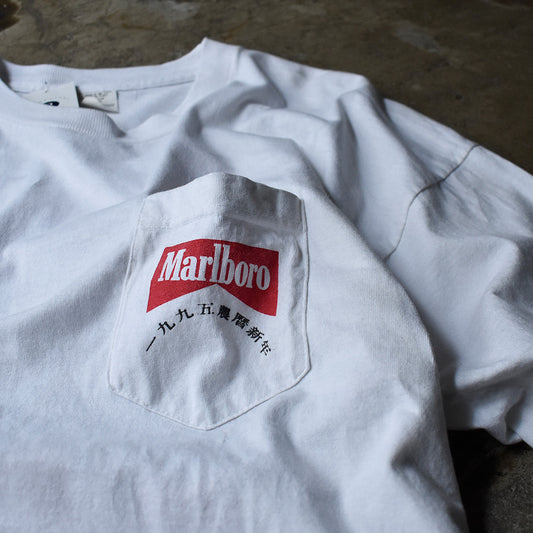 90's Marlboro “一九九五農曆新年” ポケットTシャツ USA製 240510H