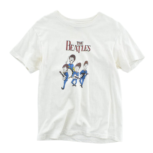 80's The Beatles キャラクター イラスト ロックTシャツ 260728H