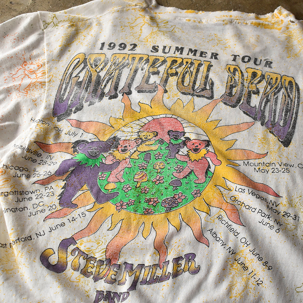 90's AOP! Grateful Dead “1992 Summer Tour” ロック Tシャツ 250824H