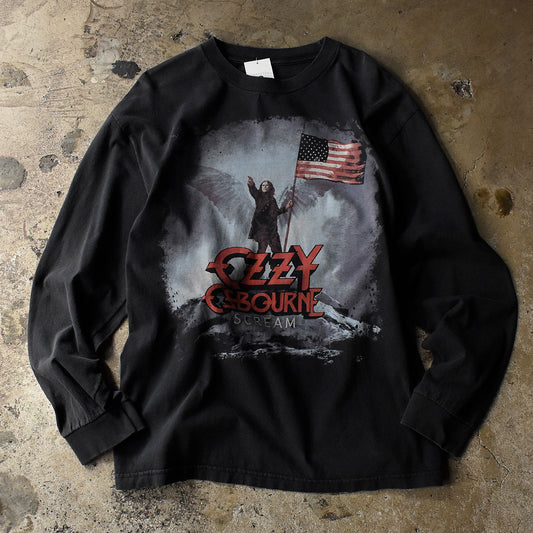 Y2K Ozzy Osbourne “Scream” ロングスリーブTシャツ 231026H