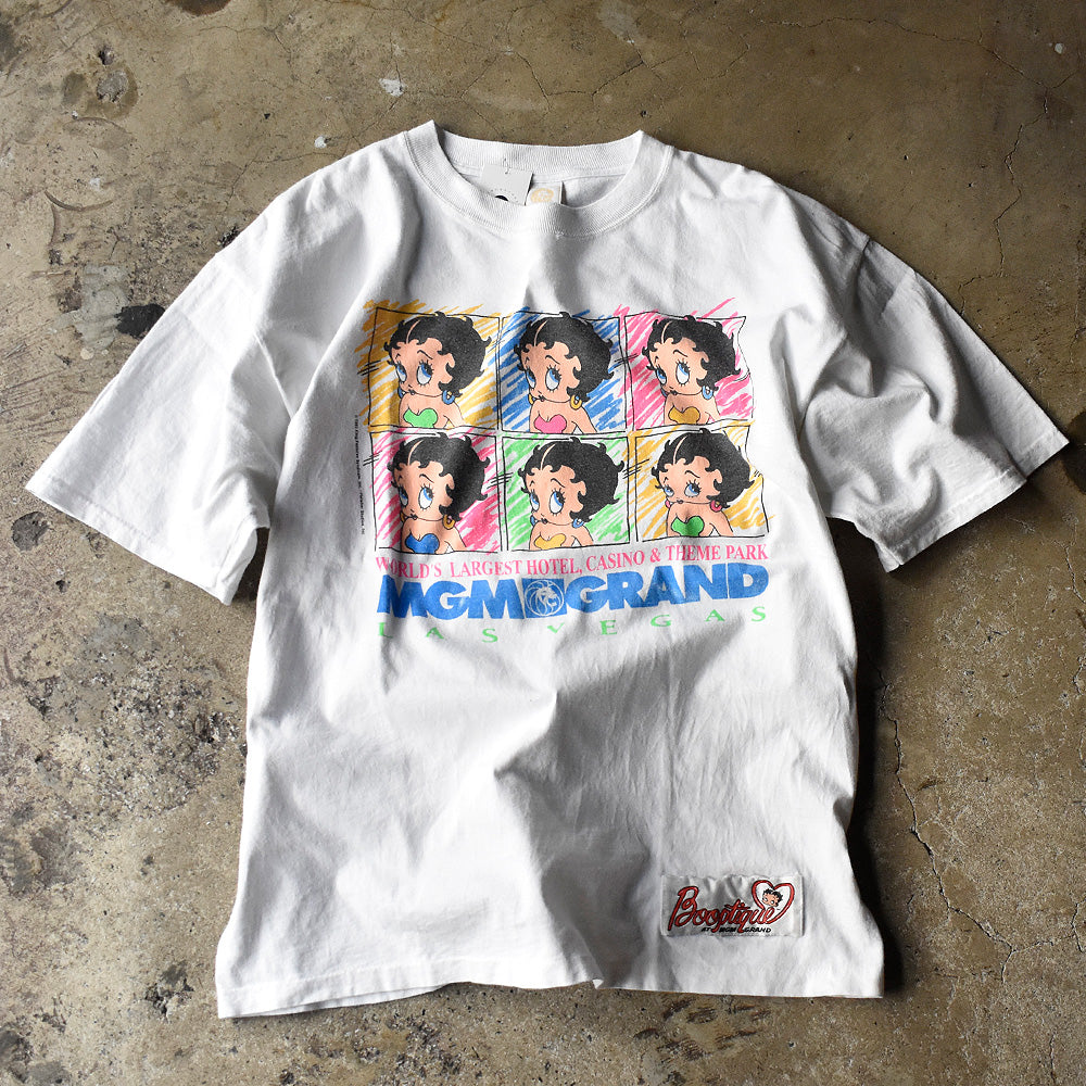 90's MGM Grand Las Vegas “BETTY BOOP” Tシャツ USA製 240318H