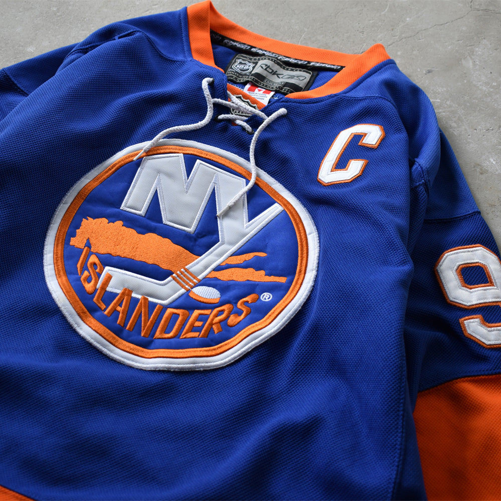 Y2K Reebok “NHL New York Islanders” アイスホッケー ゲームシャツ 