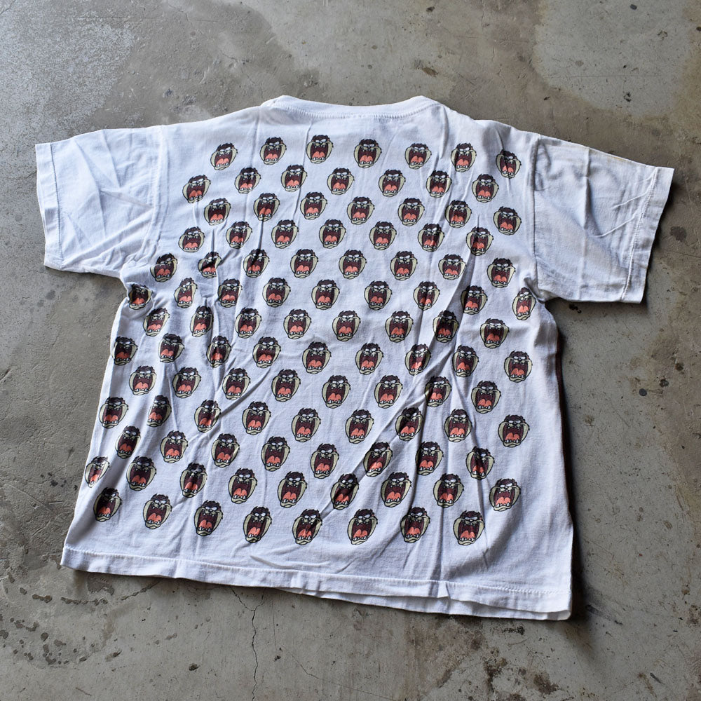 90’s Looney Tunes/ルーニー・テューンズ “Tasmanian Devil” 総柄 キャラTシャツ 230727