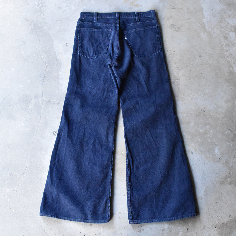 70's Levi's 白タブ バギーフレア! コーデュロイパンツ CANADA製 241209H
