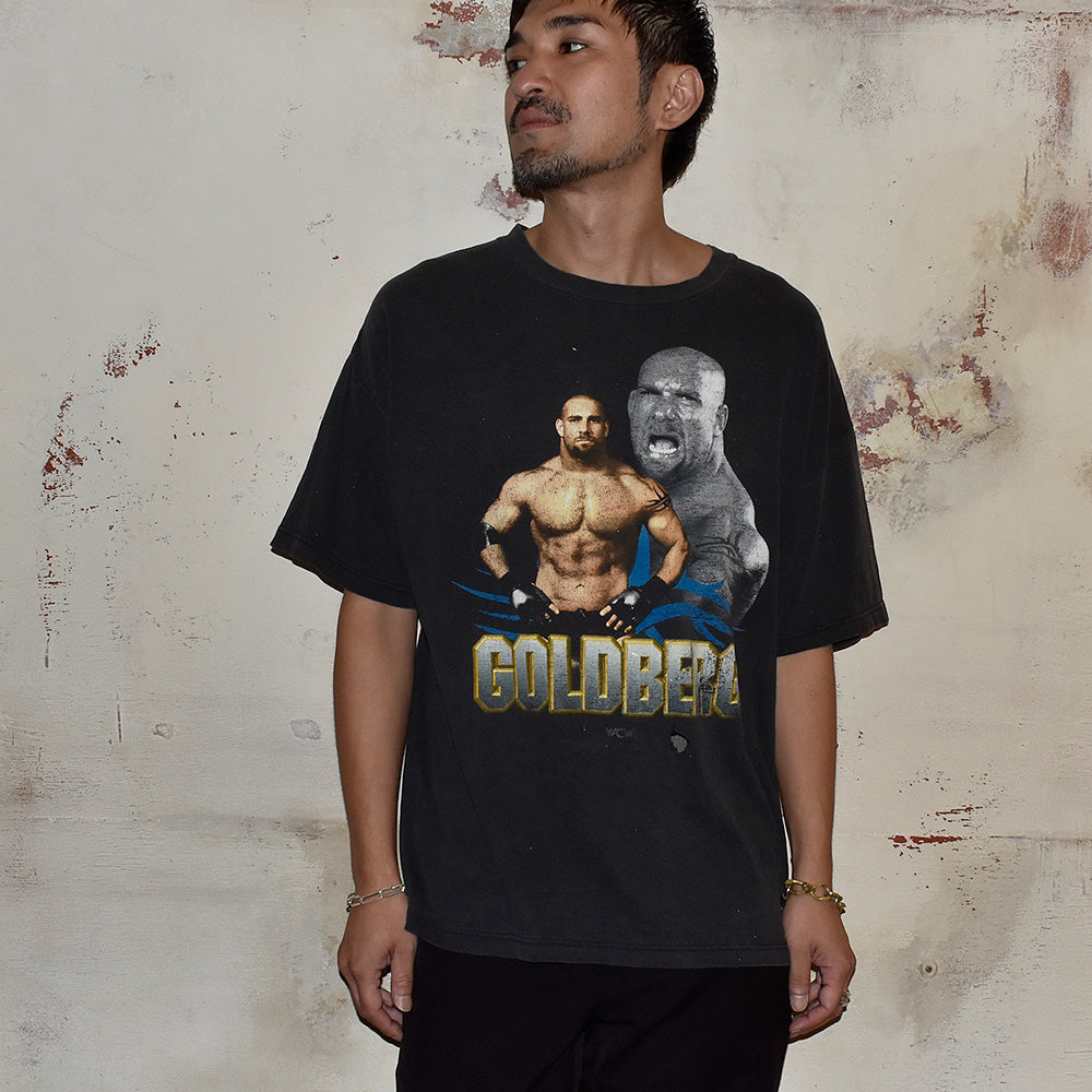 90's~ WCW “Bill Goldberg” プロレス Tシャツ 250717H