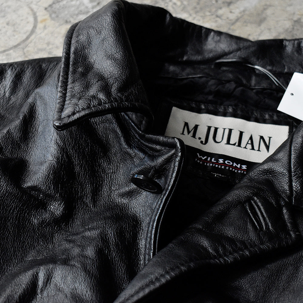 90's M.JULIAN WILSONS レザーカーコート 240225H