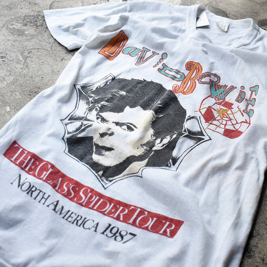 80's DAVID BOWIE “The Glass Spider” Tour Tシャツ USA製 240409H