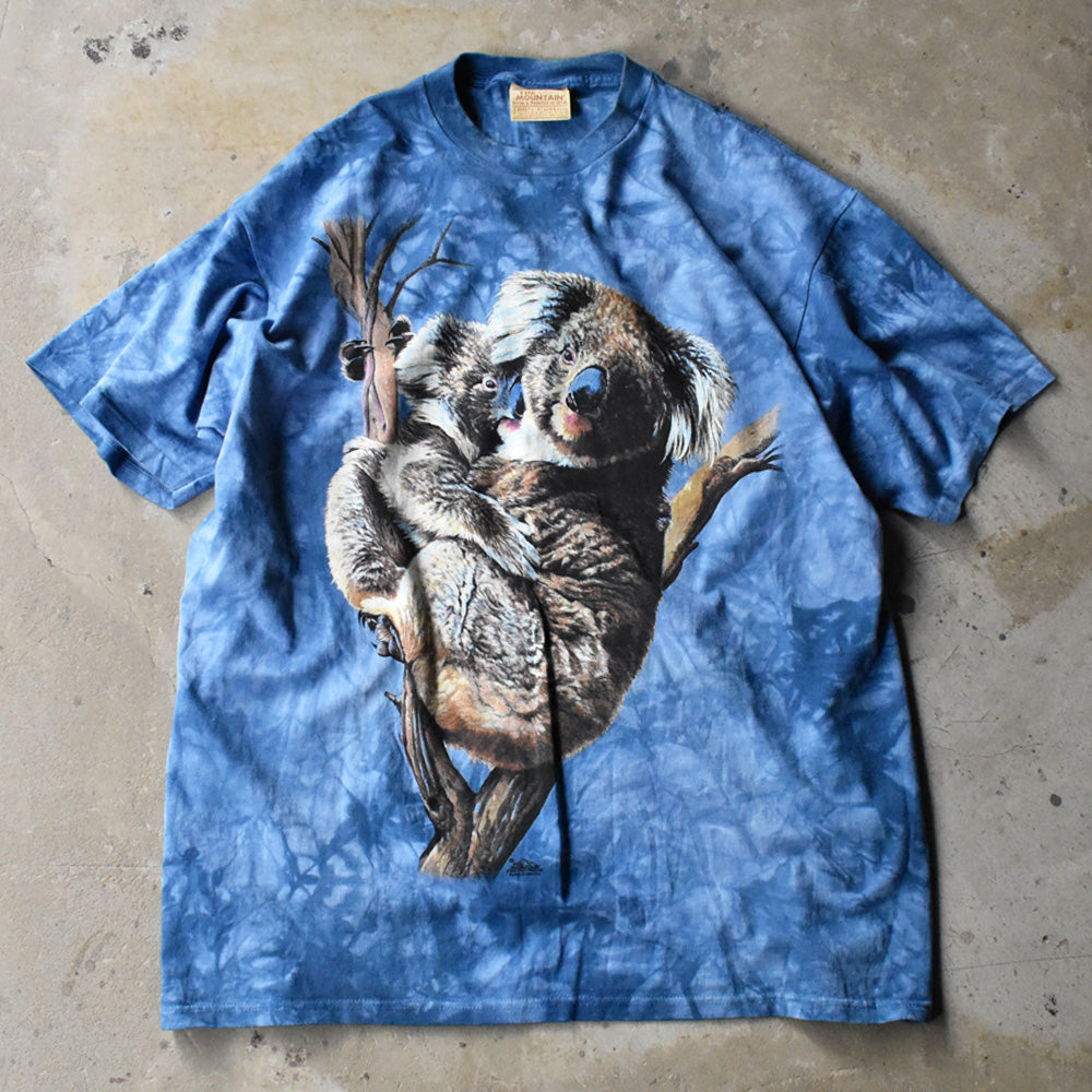 Y2K THE MOUNTAIN “コアラ” レザータグ アニマルプリント Tシャツ 240726