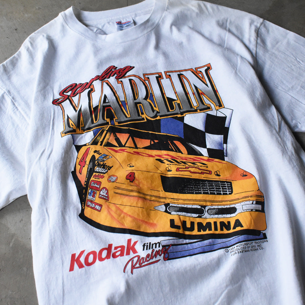 80s 90s TEAM K&N Racing ブラウン Tシャツ USA製 90s Namco R4 Ridge Racer Type 4 Racing Video Game