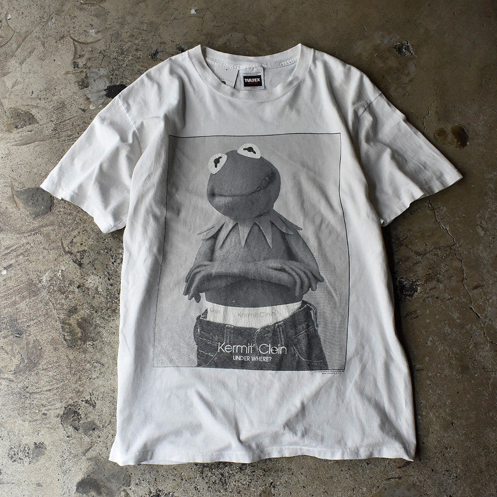 90's “Kermit Clein” Calvin Kleinパロディ! Tシャツ 230930H