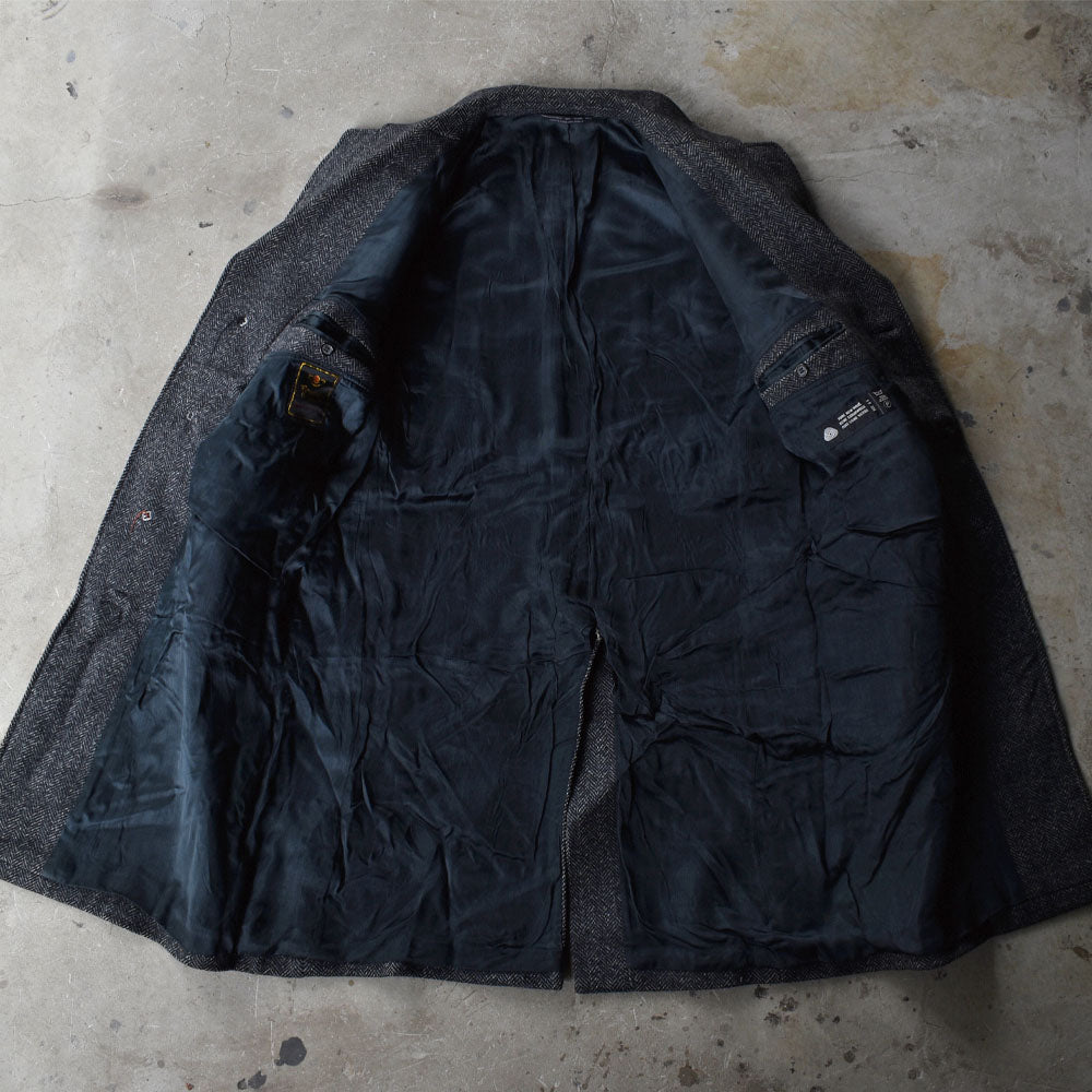 60's Foreman & Clark ヘリンボーン ウールチェスターコート 231205